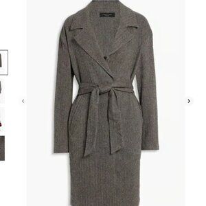NWT rag & bone ​Sven Herringbone Belted Wool Coat